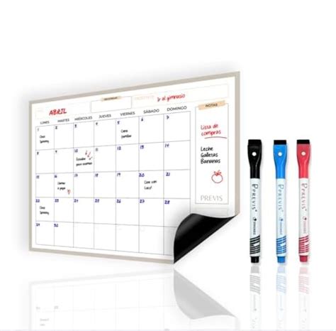 Pack Calendrier Magn Tique Grand Calendrier Tableau Blanc X Cm