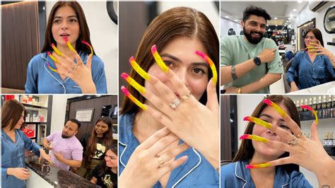 My Longest Nails Extension Ye Maine Kya Kara Liya Sabke Reactions