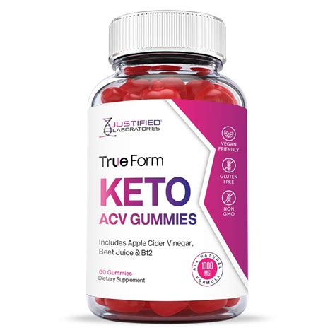 True Form Keto Acv Gummies 1000mg Apple Cider Vinegar 300 Gummys