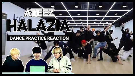 Ateez Halazia Dance Practice Reaction Youtube