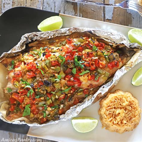 Baked Sea Bass In Foil Amiras Pantry