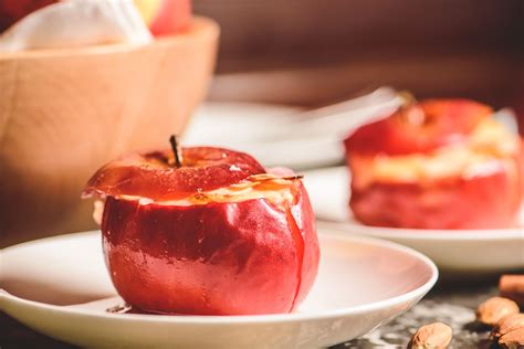 Bratapfel Mit Mandeln Marzipan K Chenfreundin Isi