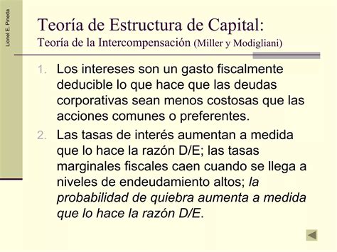 Estructura De Capital MM PPT Descarga Gratuita