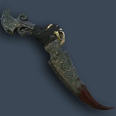 Fantasy Dagger 3d Model 39 Max Obj Free3d