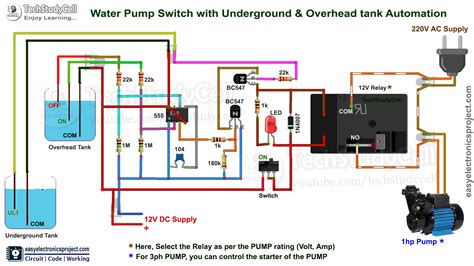 Automatic Water Level Controller For Pump Using 555 Timer IC Hackster Io