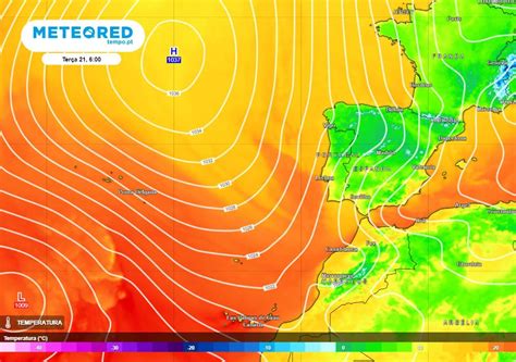 Tempo Após O Fim De Semana Em Portugal Uma Brusca Descarga De Ar Frio