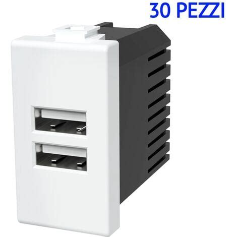 Presa Usb Doppio Ingresso Bticino Matix Compatibile Pezzi