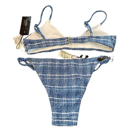 Tavik Swim Tavik Bikini Set Off The Grid Pacific Blue Size Xs New