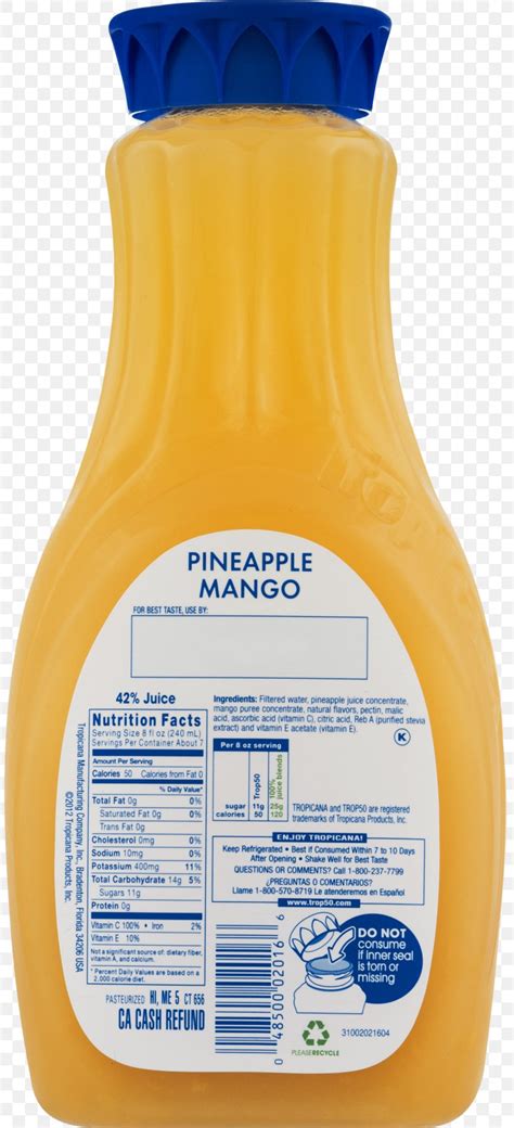 Tropicana Lemonade Nutrition Label Blog Dandk