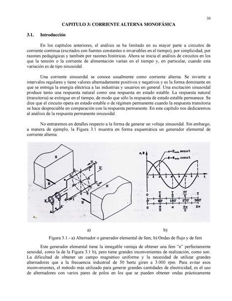 Motores monofasico CAPITULO 3 CORRIENTE ALTERNA MONOFÁSICA