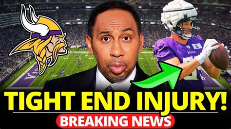 Shocking Injury Update Vikings Tight End Carted Off The Field