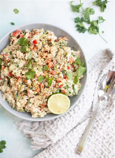 Quick Mexican Chicken Salad Lillie Eats And Tells Recipe Macro Friendly Recipes Mexican