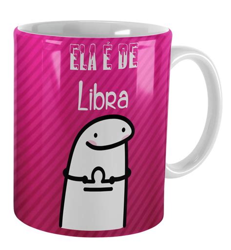 Caneca Flork Personalizada Signo Ela Libra Elo