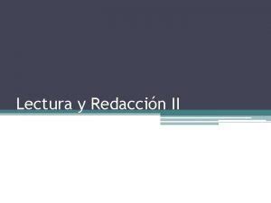 Lectura Y Redaccin Ii Textos Recreativos Observa Con