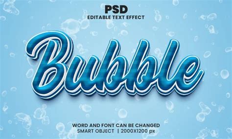 Bubble Letter Generator Text Effects Editable Designs PSD Vectors