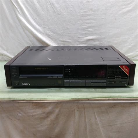 【やや傷や汚れあり】動作品 Sonyソニー ハイバンドベータ ビデオデッキ Betamax Sl Hf500の落札情報詳細 ヤフオク