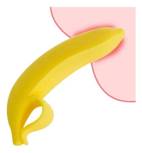 Dildo Mini Plug Anal Consolador Suave Forma De Platano Meses Sin