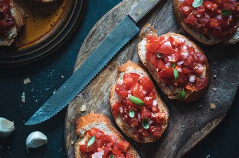 Vorspeise Veganes Bruschetta Mit Frischen Tomatenvorspeise Kochst Bchen