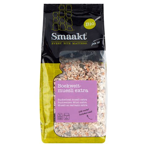 Smaakt Boekweitmuesli Extra Bio Per Zak 500 G