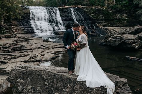 Fall Creek Falls State Park Intimate Boho Wedding Day