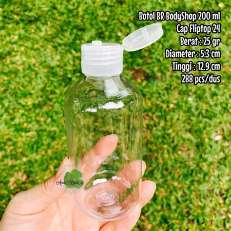 Jual Botol FLIPTOP SBR Gendut 200 Ml Botol Kemasan Kosmetik 200 Ml