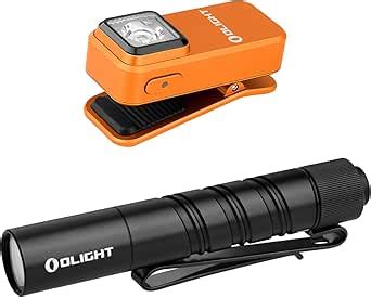 Olight Oclip Rechargeable Edc Flashlight Lumens Dual Light Sources