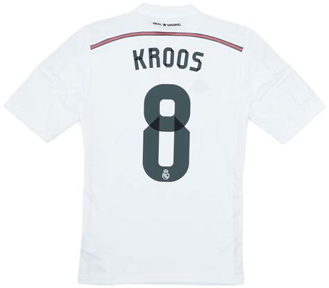 2014 15 Real Madrid Home Shirt Kroos 8 XS