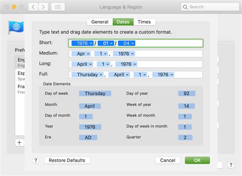 C Mo Cambiar Los Formatos De Fecha Hora N Mero Y Moneda En Mac