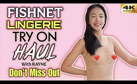 Transparent Fishnet Lingerie Try On Haul See Through Lingerie Get Ready With Me K