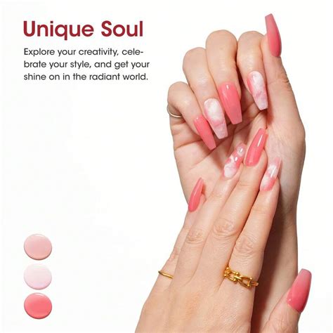 Jelly Nude Gel Nail Polish Set 6 Transparent Colors Sheer Pink Orange Gel Nail Kit For Salon Gel