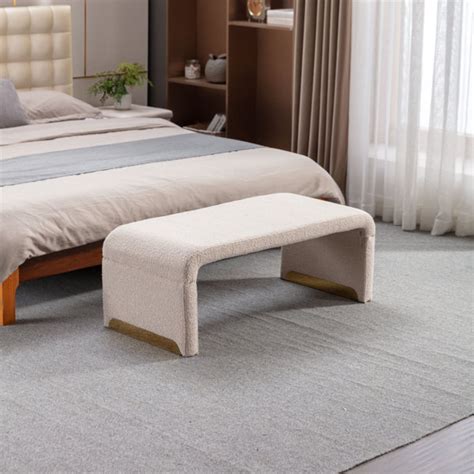 Latitude Run Lajoie Fabric Upholstered Bench Wayfair Canada