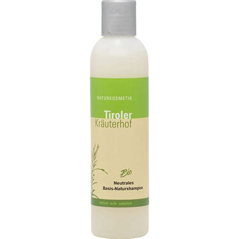 Tiroler Kräuterhof Organic Neutral Base Natural Shampoo pH 5 5 Ecco