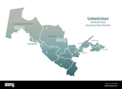 Uzbekistan Map Eps Cut Out Stock Images And Pictures Alamy