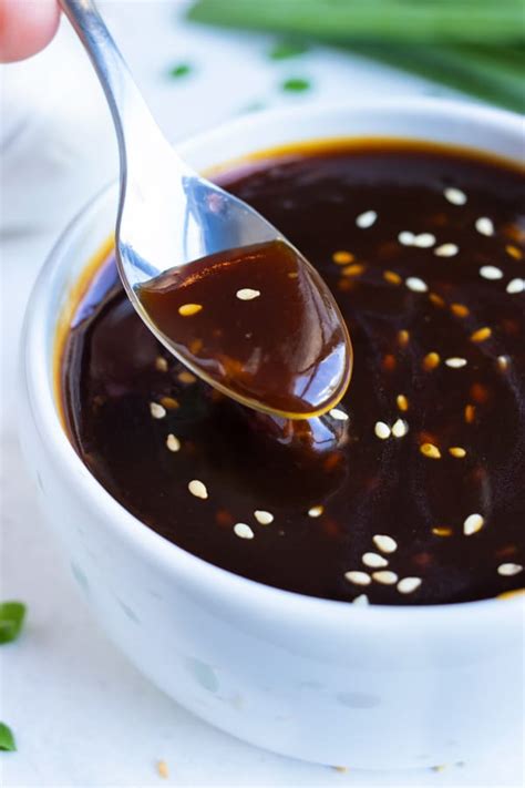 Easy Teriyaki Sauce Recipe Thick And Sticky Evolving Table