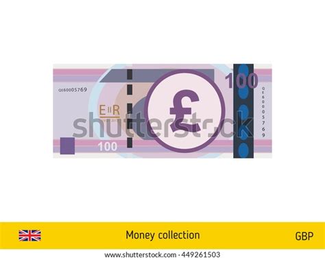 100 Pound Banknote Illustration Stock Vector (Royalty Free) 449261503 ...