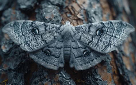 Premium Photo Detailed View Of A Moth Camouflaged Against Tree Bark