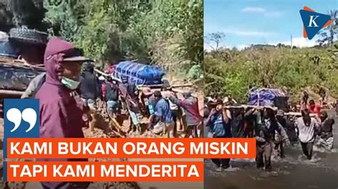 Jeritan Warga Luwu Utara Pulangkan Jenazah Lewat Sungai Dan Jalan