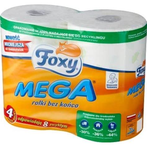 Foxi Mega Papier Toaletowy Mega Rolki Szt