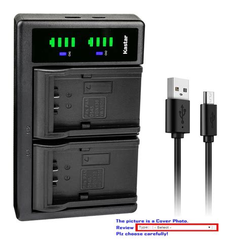 Kastar Battery Ltd2 Usb Charger For Cga D54 And Panasonic Nv Gx7k Nv Mx5 Nv Mx350 Ebay