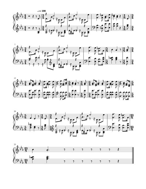 Jesus is mine, his hand divine - J. E. Gould Sheet music for Piano (Solo) | Musescore.com