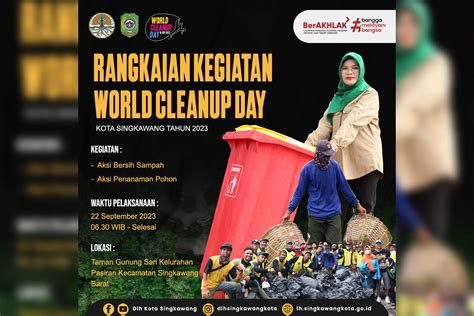 Taman Gunung Sari Tempat Pelaksanaan World Clean Up Day Kota Singkawang