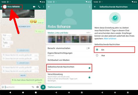 WhatsApp Nachrichten nachträglich löschen auch beim Empfänger