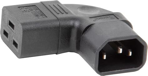 Toptekits 2 Pack Pdu Ups C14 To C19 Converter Plug Adapter Iec 320 C14