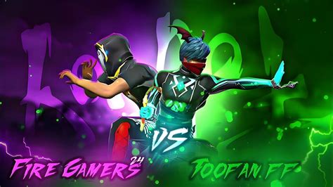 Fire Gamers Vs Toofan Ff 1v1 Cs Coustum Gamplay Zeroxff Freefire