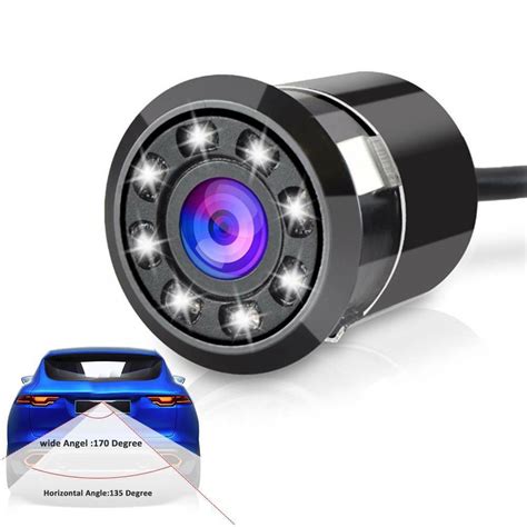 8LED Car Reversing Rear View IR Camera Parking Backup Night Visions