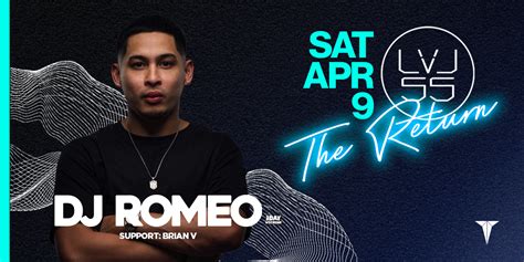 The Return W DJ Romeo LVL 55 At Temple SF In San Francisco April 9