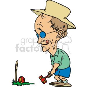 Cartoon croquet player | Halloween clipart, Clip art borders, Halloween printables