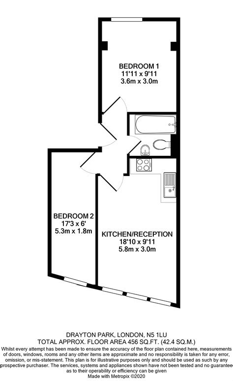 2 bed flat for sale in Drayton Park, London N5 - Zoopla