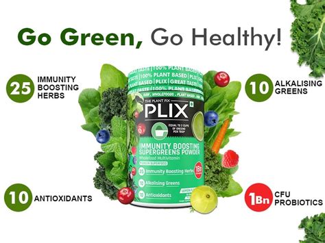 Plix Introduces Immunity Boosting Supergreens Powder