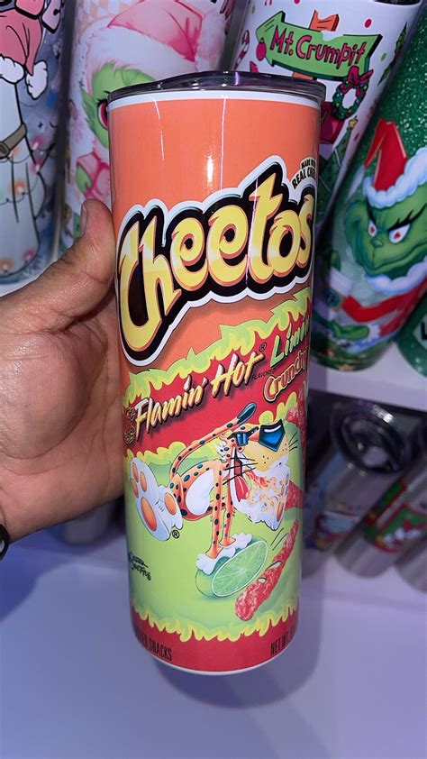 Flaming Hot Cheetos 20oz Tumbler Etsy